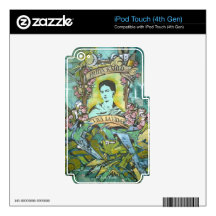 Pintada de Frida Kahlo iPod Touch 4G Skin