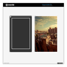 Pintada del tejado de Chinatown Kindle Fire Pegatina Skin