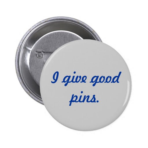 Pinterest Fan - I Give Good Pins Button