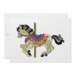 Pinto Carousel Horse Custom Invitation
