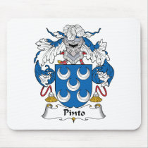 Pinto Family Crest mousepads