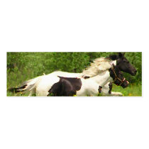 Pinto Horses Gift Tag business cards by WesternWeddings Pinto Horses Gift Tag business cards