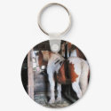 Pinto Looking Back keychain