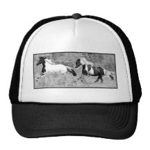 Pintos Galloping, Customizable Trucker Hats