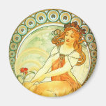 Pintura. De la serie de los artes por Mucha Imanes De Nevera
