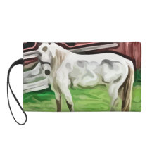 pintura del caballo blanco