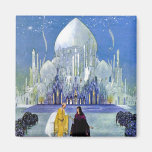 Pintura francesa del arte del cuento de hadas de l iman de nevera