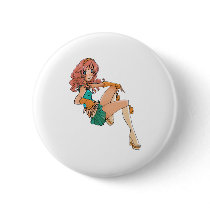 Pinup Anime Girl buttons by midnight766 Pinup Anime Girl buttons