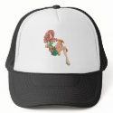 Pinup Anime Girl hats