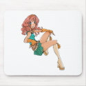 Pinup Anime Girl mousepads