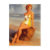 pinup, vintage, retro, woman, beach, bathing,