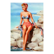 Pinup Bathing Beauty posters by tnmpastperfect Pinup Bathing Beauty posters