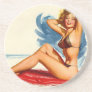 Pinup Beach Beauty Coaster Pinup Beach Beauty Coaster