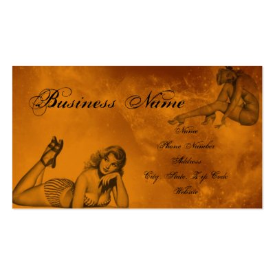 pinup business card templates