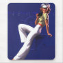 Pinup Girl By the Bay Mouse Mats