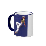 Pinup Girl By the Bay Coffee Mug