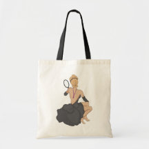 pinup girl canvas bag