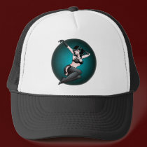Pinup Girl Cap Sexy Retro 50's 60's Pinup Caps hats