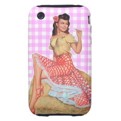 Pinup Girl iPhone 3 Tough Cover