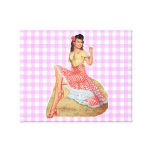 Pinup Girl Gallery Wrap Canvas