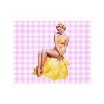 Pinup Girl Gallery Wrap Canvas