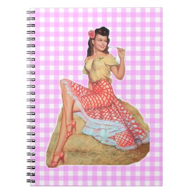 Pinup Girl Spiral Notebook