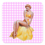 Pinup Girl Sticker