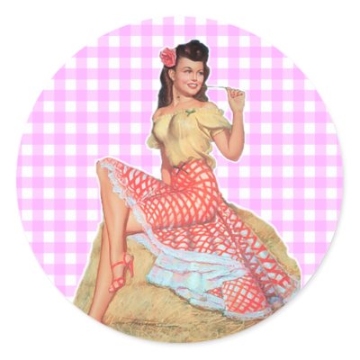 Pinup Girl Stickers