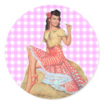Pinup Girl Stickers