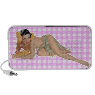 Pinup Girl Travelling Speakers