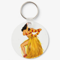 Pinup Hula keychains by tnmpastperfect Pinup Hula keychains