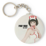 Pinup Nurse Keychain