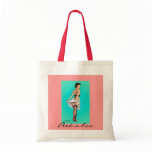 Pinup "Peek-a-boo" tote bags