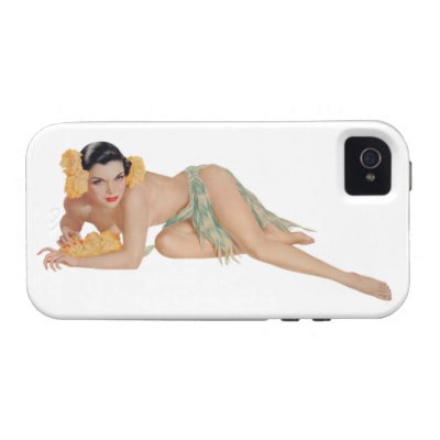 Pinup Pin Up Girl Case-Mate iPhone 4 Covers