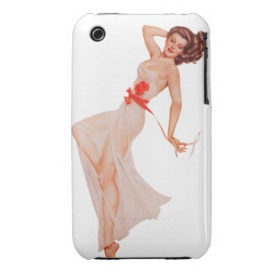 Pinup Pin Up Girl iPhone 3 Case-Mate Cases