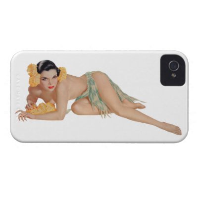 Pinup Pin Up Girl iPhone 4 Cases