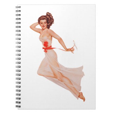 Pinup Pin Up Girl Note Book
