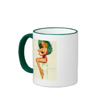 Pinup Posing at the Beach mugs