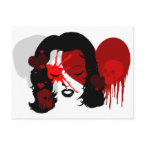 Pinup Pucker Postcard