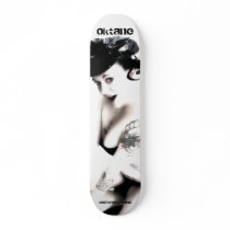 Pinup Punk Chick, Oktane, Hollywood Calling Skateboard