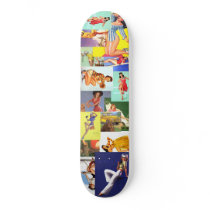 Pinup Skateboard by tnmpastperfect Pinup Skateboard