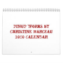 pinup works by Christine Marceau2010 Calendar