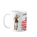 Pinups God Bless The U.S.A. mug