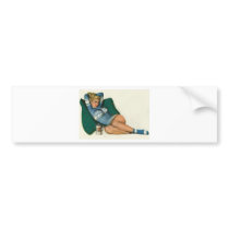 PinUpz Girl 12 Bumper Sticker