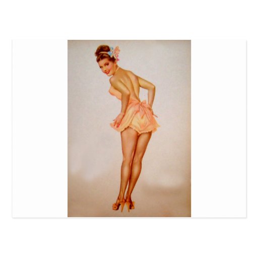 PinUpz Girl 3 Post Card
