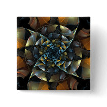 Pinwheel Abstract Art Button (square)
