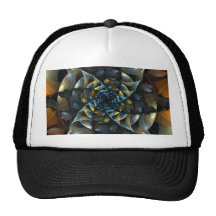 Pinwheel Abstract Art Hat