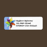 Pinwheel Avery Label labels