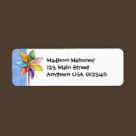 Pinwheel Avery Label labels