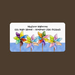 Pinwheel Avery Label labels